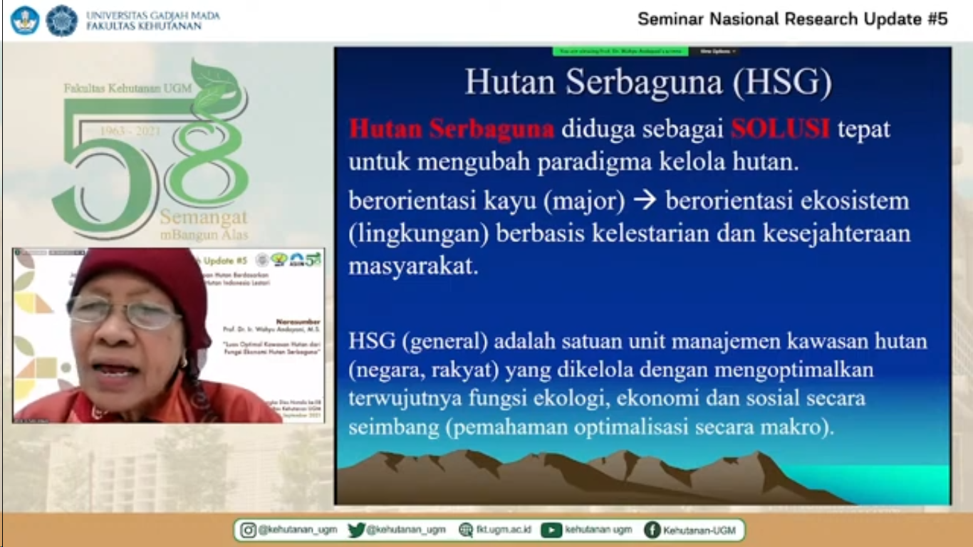 Seminar Nasional Research Update #5 Dies Natalis Fakultas Kehutanan Ke ...